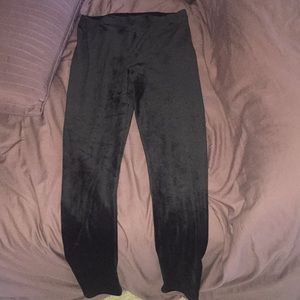Velvet leggings